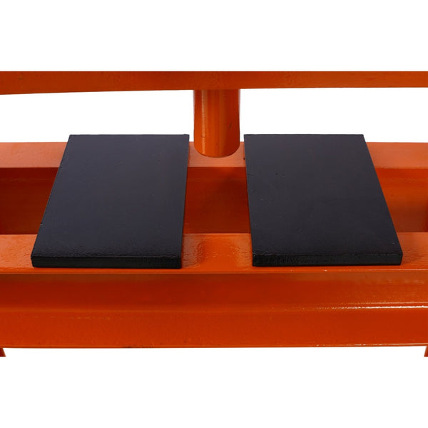 English Elm Hydraulic Shop Press 12 Ton H-frame Floor Mount Steel Garage Tool with Plates W465P165674
