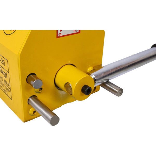 English Elm Permanent Magnetic Lifter 4400lb Neodymium Steel Hoist Tool for Industrial Shops W465P170816