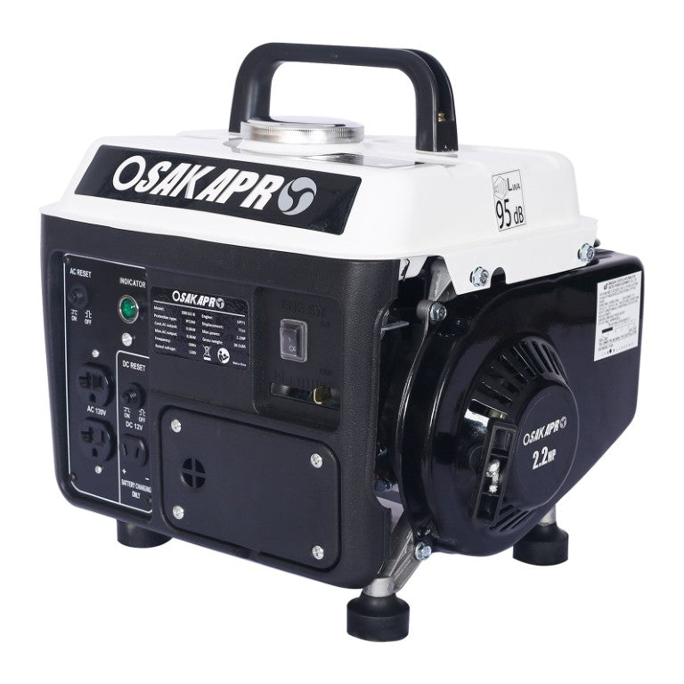 English Elm Portable Gas Generator 800W OHV Engine EPA Compliant Camping Emergency Power Supply W465P176459