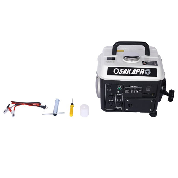 English Elm Portable Gas Generator 800W OHV Engine EPA Compliant Camping Emergency Power Supply W465P176459