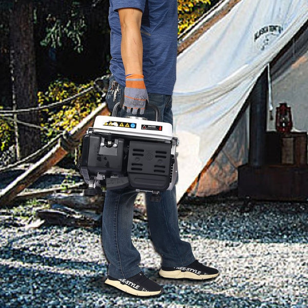 English Elm Portable Gas Generator 800W OHV Engine EPA Compliant Camping Emergency Power Supply W465P176459