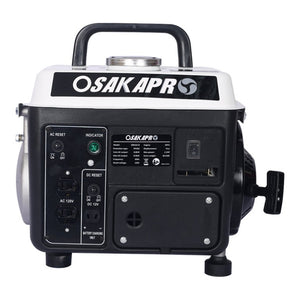 English Elm Portable Gas Generator 800W OHV Engine EPA Compliant Camping Emergency Power Supply W465P176459