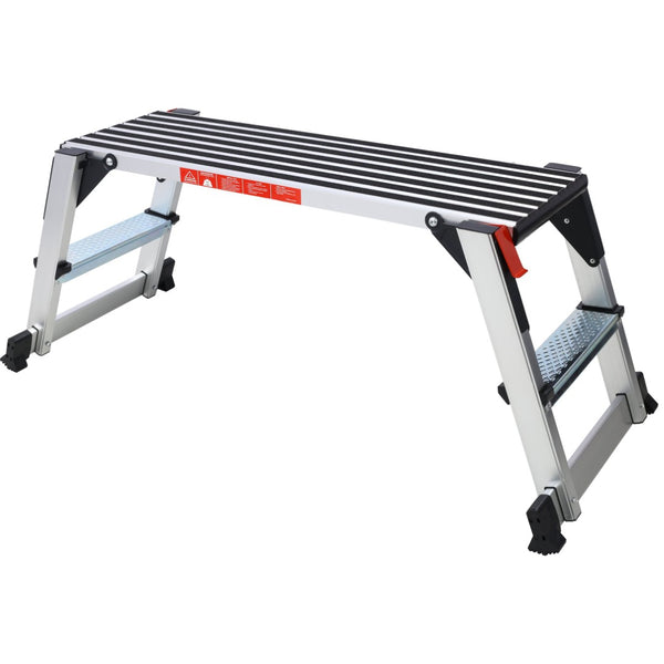 English Elm Aluminum Folding Work Platform Anti-slip Drywall Stand with 330lb Capacity W465P182127