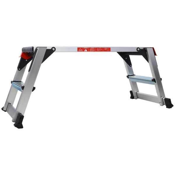 English Elm Aluminum Folding Work Platform Anti-slip Drywall Stand with 330lb Capacity W465P182127