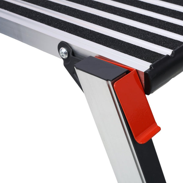 English Elm Aluminum Folding Work Platform Anti-slip Drywall Stand with 330lb Capacity W465P182127
