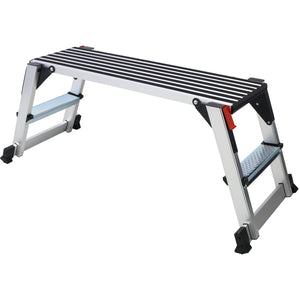 English Elm Aluminum Folding Work Platform Anti-slip Drywall Stand with 330lb Capacity W465P182127