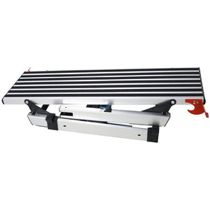 English Elm Aluminum Folding Work Platform Anti-slip Drywall Stand with 330lb Capacity W465P182127