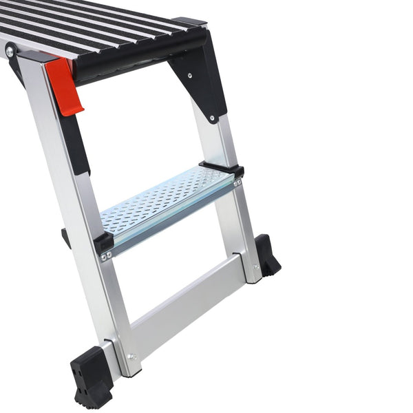 English Elm Aluminum Folding Work Platform Anti-slip Drywall Stand with 330lb Capacity W465P182127