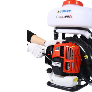 English Elm 51.7cc Backpack Fogger Gasoline Powered Mister 14l Tank 39ft Outdoor Spray W465P185059