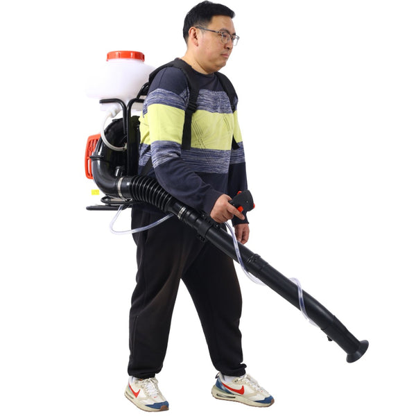 English Elm 51.7cc Backpack Fogger Gasoline Powered Mister 14l Tank 39ft Outdoor Spray W465P185059