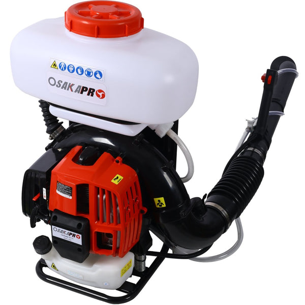 English Elm 51.7cc Backpack Fogger Gasoline Powered Mister 14l Tank 39ft Outdoor Spray W465P185059