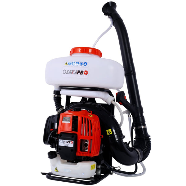 English Elm 51.7cc Backpack Fogger Gasoline Powered Mister 14l Tank 39ft Outdoor Spray W465P185059
