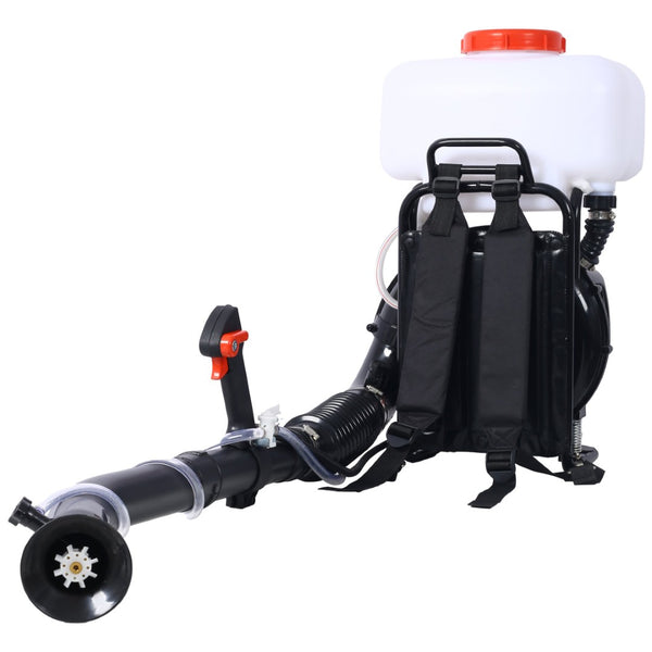 English Elm 55.7cc Backpack Fogger Gasoline Powered Mist Blower for Wide Area Garden Pest Control W465P185060