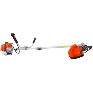 English Elm 52cc Full Crank Gas Trimmer 3in1 Brush Cutter with Metal Blade and Shoulder Strap W465P185099