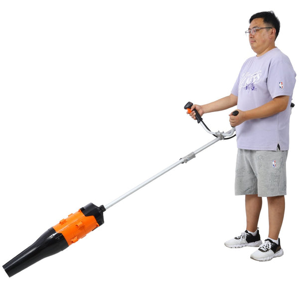 English Elm 52cc Gas Powered 3-in-1 String Trimmer Brush Cutter and Blower with Padded Strap W465P185102