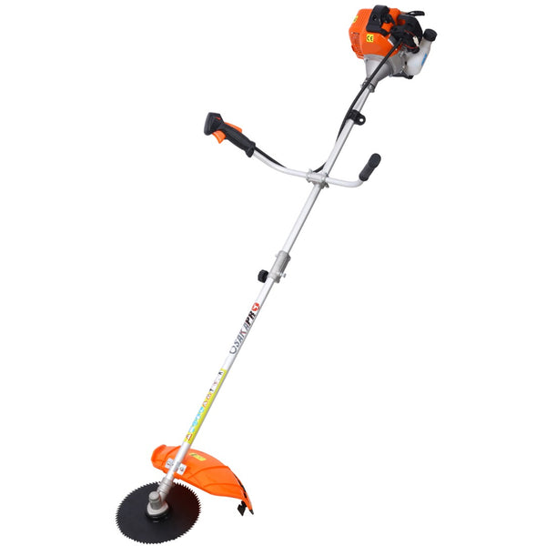 English Elm 52cc Full-crank Gas Trimmer 6in1 Multifunction Weed Wacker with Metal Blade Strap W465P185103