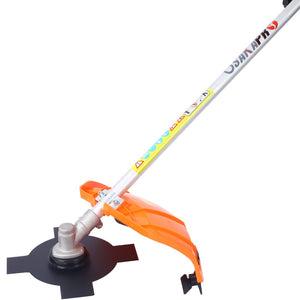 English Elm 52cc Full-crank Gas Trimmer 6in1 Multifunction Weed Wacker with Metal Blade Strap W465P185103