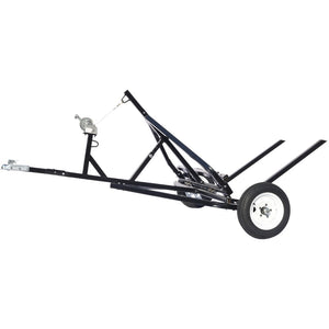 English Elm Adjustable Round Bale Mover Trailer for Atv Utv Truck with Winch 1500lb Capacity W465P187106