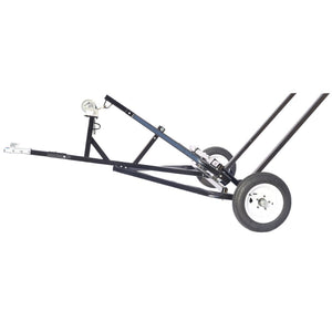English Elm Adjustable Round Bale Mover Trailer for Atv Utv Truck with Winch 1500lb Capacity W465P187106
