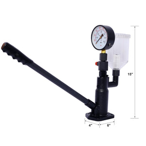 English Elm 400bar Diesel Injector Nozzle Pop Pressure Bench Tester Dual Scale Gauge Shop Tool W465P187128