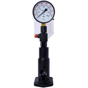English Elm 400bar Diesel Injector Nozzle Pop Pressure Bench Tester Dual Scale Gauge Shop Tool W465P187128