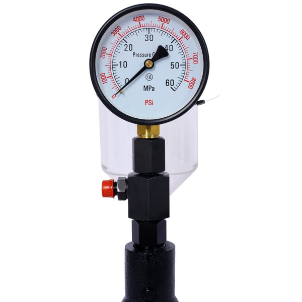English Elm 400bar Diesel Injector Nozzle Pop Pressure Bench Tester Dual Scale Gauge Shop Tool W465P187128