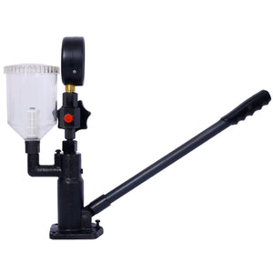 English Elm 600bar Cast Iron Diesel Injector Pop Tester with Dual Gauge and Hand Wheel Control W465P187130