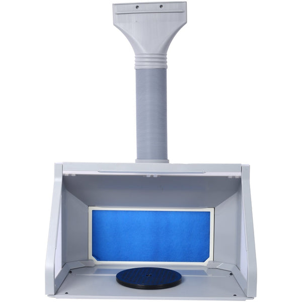 English Elm Portable Airbrush Spray Booth with Dual Fans Led Lighting and Turntable for Hobbyists W465P187896