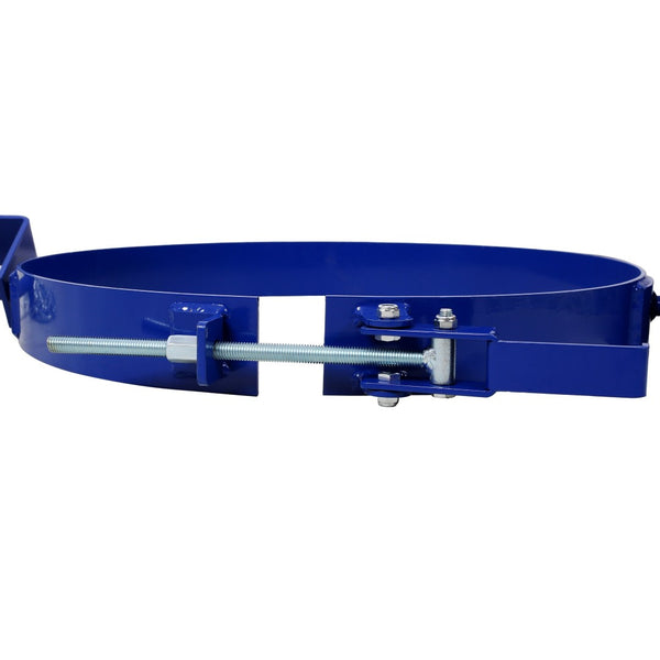 English Elm 55 Gallon Drum Tilting Ring Heavy Duty Carbon Steel Forklift Compatible 1200 Lb W465P189675