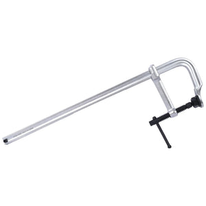 English Elm Heavy-duty Deep Throat F-clamp 24 Inch Bar with Swivel Pads for Welding Workshop W465P190101