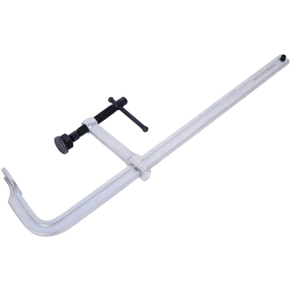 English Elm Heavy-duty Deep Throat F-clamp 24 Inch Bar with Swivel Pads for Welding Workshop W465P190101