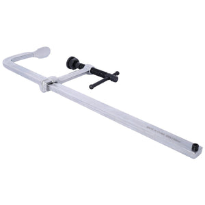 English Elm Heavy-duty Deep Throat F-clamp 24 Inch Bar with Swivel Pads for Welding Workshop W465P190101