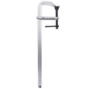 English Elm Heavy-duty Deep Throat F-clamp 24 Inch Bar with Swivel Pads for Welding Workshop W465P190101