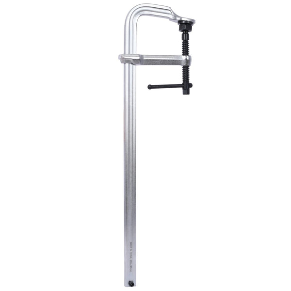English Elm Heavy-duty Deep Throat F-clamp 24 Inch Bar with Swivel Pads for Welding Workshop W465P190101