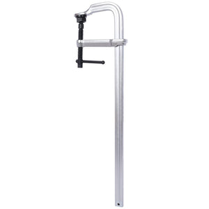 English Elm Heavy-duty Deep Throat F-clamp 24 Inch Bar with Swivel Pads for Welding Workshop W465P190101