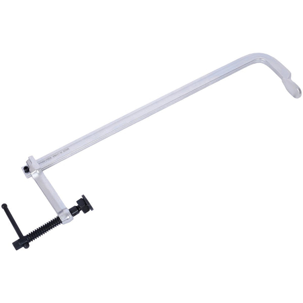 English Elm Heavy-duty Deep Throat F-clamp 24 Inch Bar with Swivel Pads for Welding Workshop W465P190101