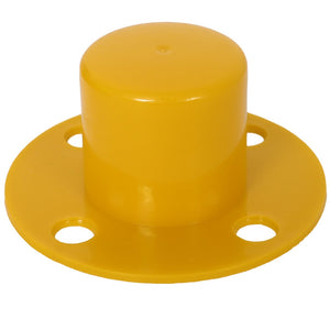 English Elm 12 Pack Delineator Posts Fillable Base Crowd Control Safety Barrier with 5ft Chain Yellow+Black W465P194162