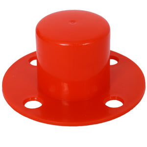 English Elm 12 Pack Delineator Posts Fillable Base Crowd Control Safety Barrier with 5ft Chain White+Red W465P194164