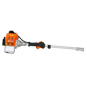 English Elm 12 in 1 Gas Powered Multi Tool System 32.6cc Engine Pole Saw Trimmer Combo W465P195376
