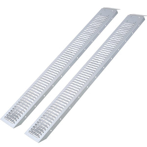English Elm 74" Steel Loading Ramps 960lb Capacity Anti-slip Tread for Atv Dirt Bike Pickup W465P202883