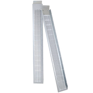 English Elm 74" Steel Loading Ramps 960lb Capacity Anti-slip Tread for Atv Dirt Bike Pickup W465P202883
