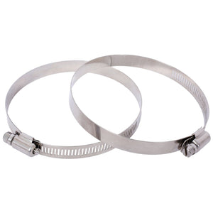 English Elm 3"x100ft Pool Backwash Hose Heavy Duty Pvc Lay Flat Discharge with 2 Clamps W465P203278