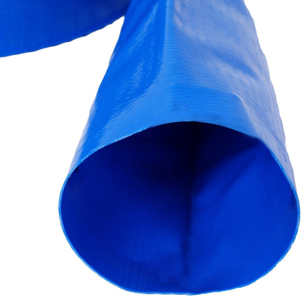 English Elm 3"x100ft Pool Backwash Hose Heavy Duty Pvc Lay Flat Discharge with 2 Clamps W465P203278