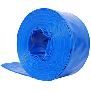 English Elm 3"x100ft Pool Backwash Hose Heavy Duty Pvc Lay Flat Discharge with 2 Clamps W465P203278