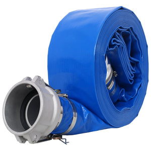 English Elm 3"x50ft Pool Backwash Lay Flat Pvc Hose Heavy Duty Camlock Fittings Discharge W465P203282