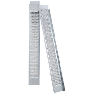 English Elm 69" Steel Loading Ramps 960lb Capacity Anti-slip Tread for Atvs Trucks and Mowers W465P203700