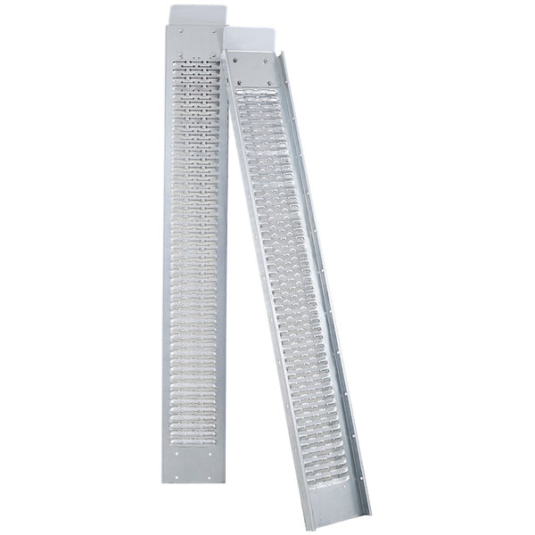English Elm 69" Steel Loading Ramps 960lb Capacity Anti-slip Tread for Atvs Trucks and Mowers W465P203700