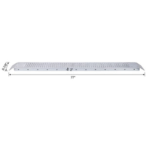 English Elm 77" Heavy Duty Steel Loading Ramps 960lb Capacity for Atv Dirt Bike Lawn Mower Pack 2 W465P203702