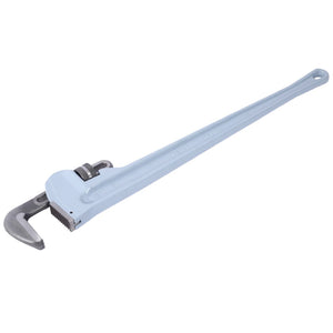 English Elm 48 Inch Aluminum Pipe Wrench Lightweight I-beam Handle Forged Jaw Plumbing Tool W465P203954