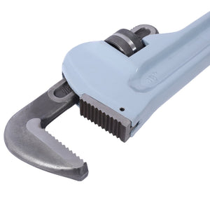 English Elm 48 Inch Aluminum Pipe Wrench Lightweight I-beam Handle Forged Jaw Plumbing Tool W465P203954